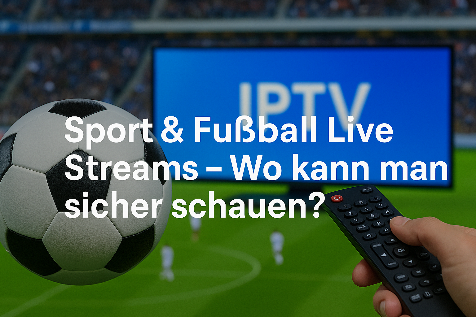 Fußball Live Streams – Wo kann man sicher schauen?